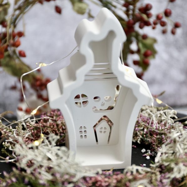 Silikon - Gießform - Grusel Lichthäuser - Halloween – Bild 14