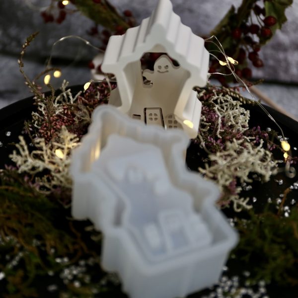 Silikon - Gießform - Grusel Lichthäuser - Halloween – Bild 25