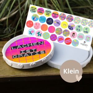 Outdoorstoff - Kunterbunt - Inlays für Silikon - Dekoteller - Tablett - Klein - Lausemia Design Studio - abby and amy