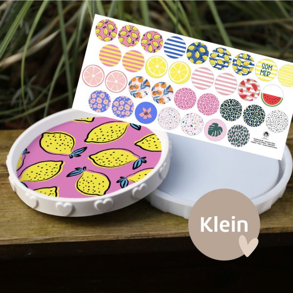 Outdoorstoff - Summer Vibes - Inlays für Silikon - Dekoteller - Tablett - Klein - studio.mARTinchen - abby and amy