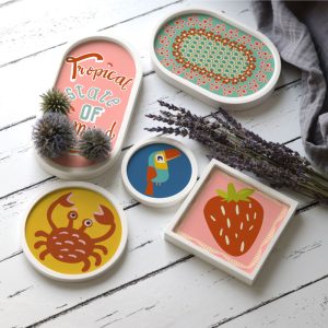 Outdoorstoff - Tropical - Inlays für Silikon - Probierset - bienvenido colorido - abby and amy