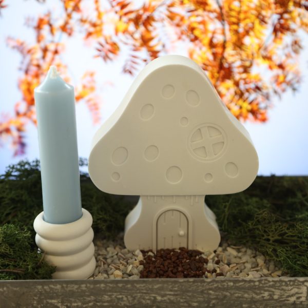 Silikon - Gießform - Niedliche Pilz Häuser - Pilze - Herbstdeko - wähle aus 3 Varianten – Bild 6