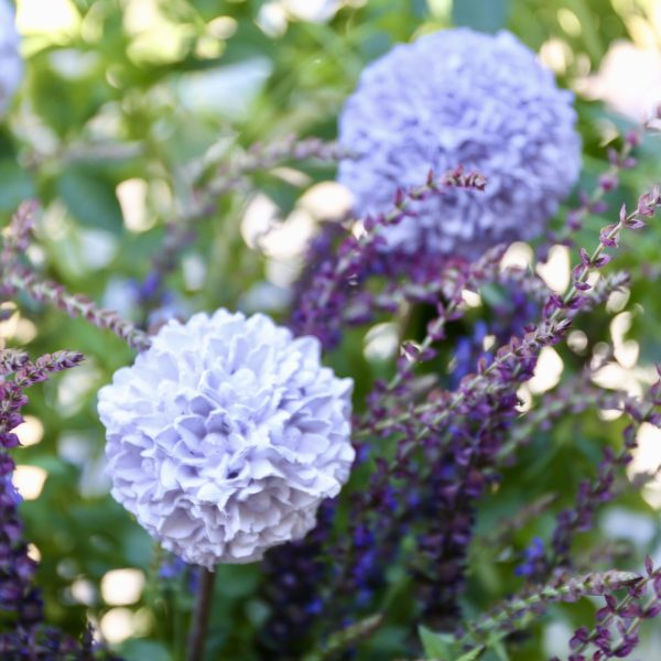 Silikon - Gießform - Kleine Blumenkugel – Bild 13