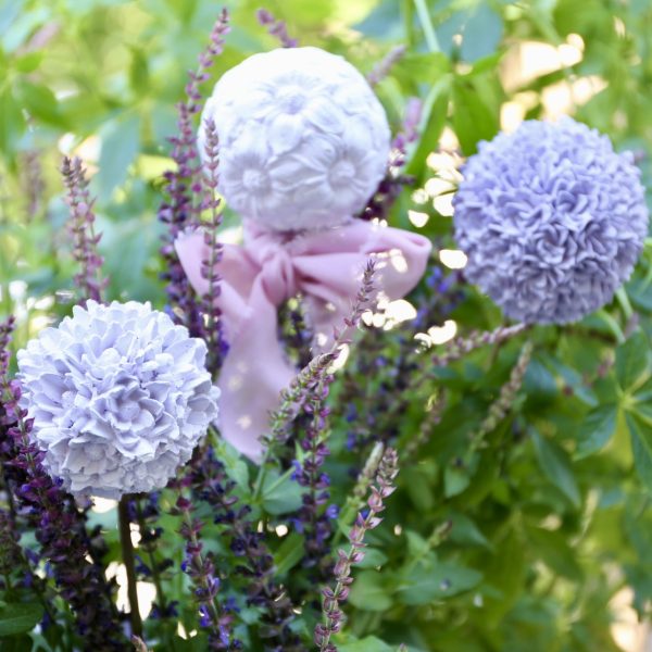 Silikon - Gießform - Kleine Blumenkugel – Bild 19
