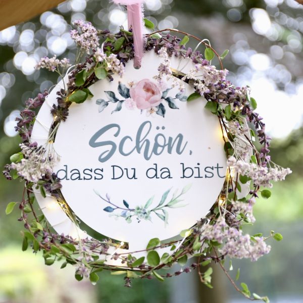 Silikon - Gießform - Dekoring - Anhänger - rund - mit Aussparung für z.B. Lichterkette / Kunstblumen - mit Platz für Rub Ons - wähle aus 3 Optionen – Bild 2