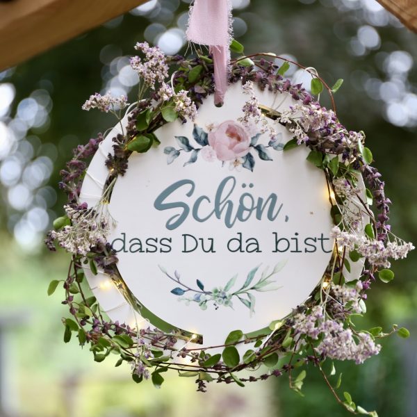 Silikon - Gießform - Dekoring - Anhänger - rund - mit Aussparung für z.B. Lichterkette / Kunstblumen - mit Platz für Rub Ons - wähle aus 3 Optionen – Bild 3