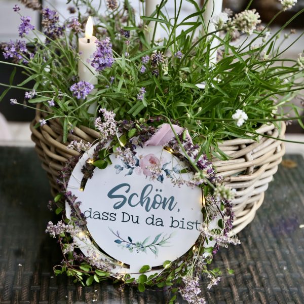 Silikon - Gießform - Dekoring - Anhänger - rund - mit Aussparung für z.B. Lichterkette / Kunstblumen - mit Platz für Rub Ons - wähle aus 3 Optionen – Bild 5