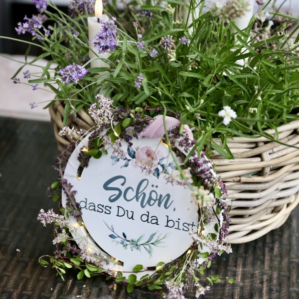 Silikon - Gießform - Dekoring - Anhänger - rund - mit Aussparung für z.B. Lichterkette / Kunstblumen - mit Platz für Rub Ons - wähle aus 3 Optionen – Bild 6