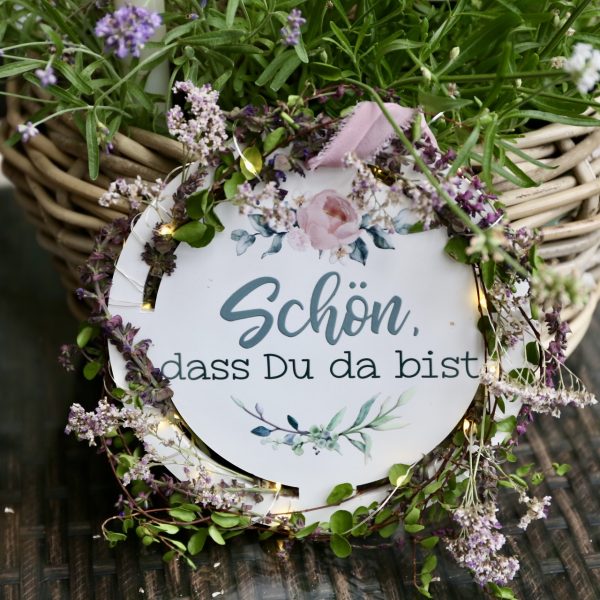Silikon - Gießform - Dekoring - Anhänger - rund - mit Aussparung für z.B. Lichterkette / Kunstblumen - mit Platz für Rub Ons - wähle aus 3 Optionen – Bild 7