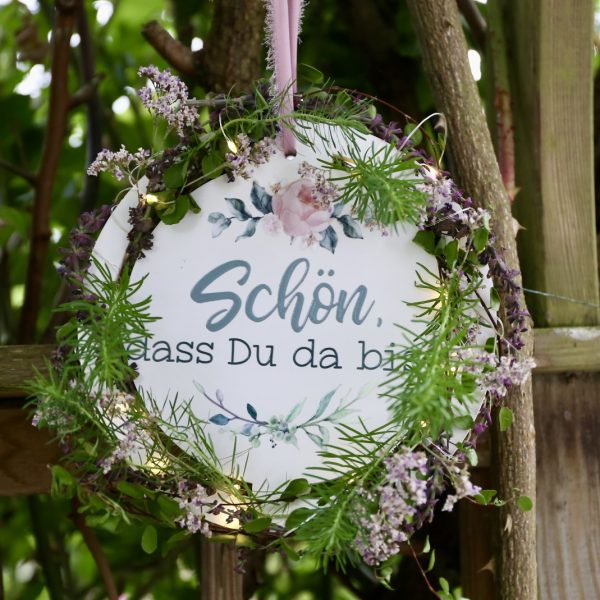 Silikon - Gießform - Dekoring - Anhänger - rund - mit Aussparung für z.B. Lichterkette / Kunstblumen - mit Platz für Rub Ons - wähle aus 3 Optionen – Bild 9