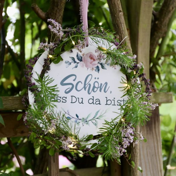 Silikon - Gießform - Dekoring - Anhänger - rund - mit Aussparung für z.B. Lichterkette / Kunstblumen - mit Platz für Rub Ons - wähle aus 3 Optionen – Bild 10