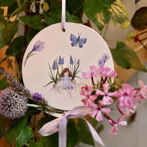 Silikon - Gießform - Dekoring - Anhänger - rund - mit Aussparung für z.B. Lichterkette / Kunstblumen - mit Platz für Rub Ons - wähle aus 3 Optionen – Bild 25