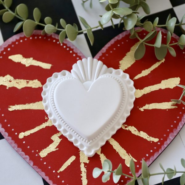 Silikon - Gießform - Wild Hearts - Herzen - wähle aus 3 Varianten – Bild 7