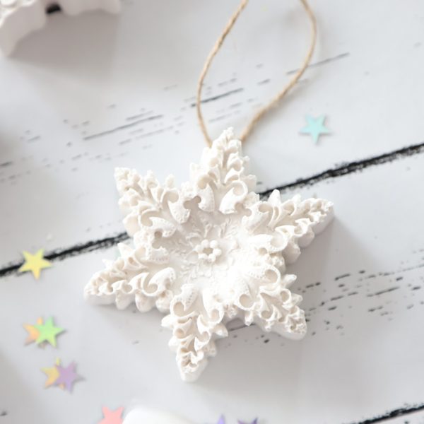 Silikon - Gießform - Delicate Snowflakes - Schneeflocken - wähle aus 3 Varianten – Bild 7