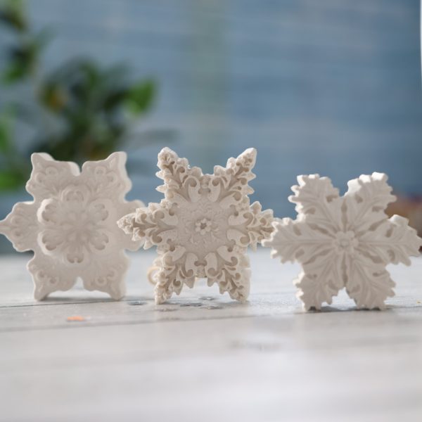 Silikon - Gießform - Delicate Snowflakes - Schneeflocken - wähle aus 3 Varianten – Bild 8