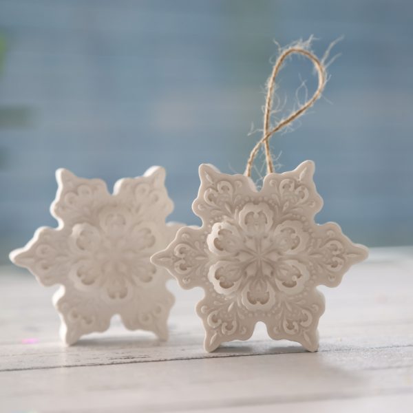 Silikon - Gießform - Delicate Snowflakes - Schneeflocken - wähle aus 3 Varianten – Bild 12