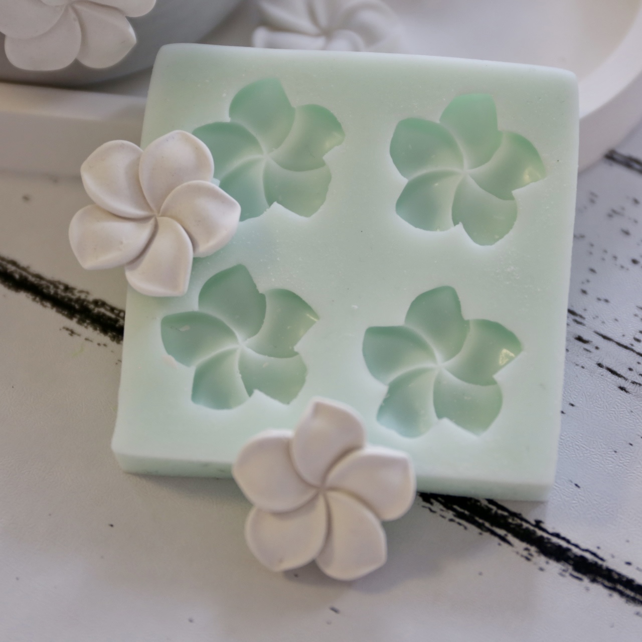 Silikon - Gießform - Mini Blüten - Blumen – Bild 5