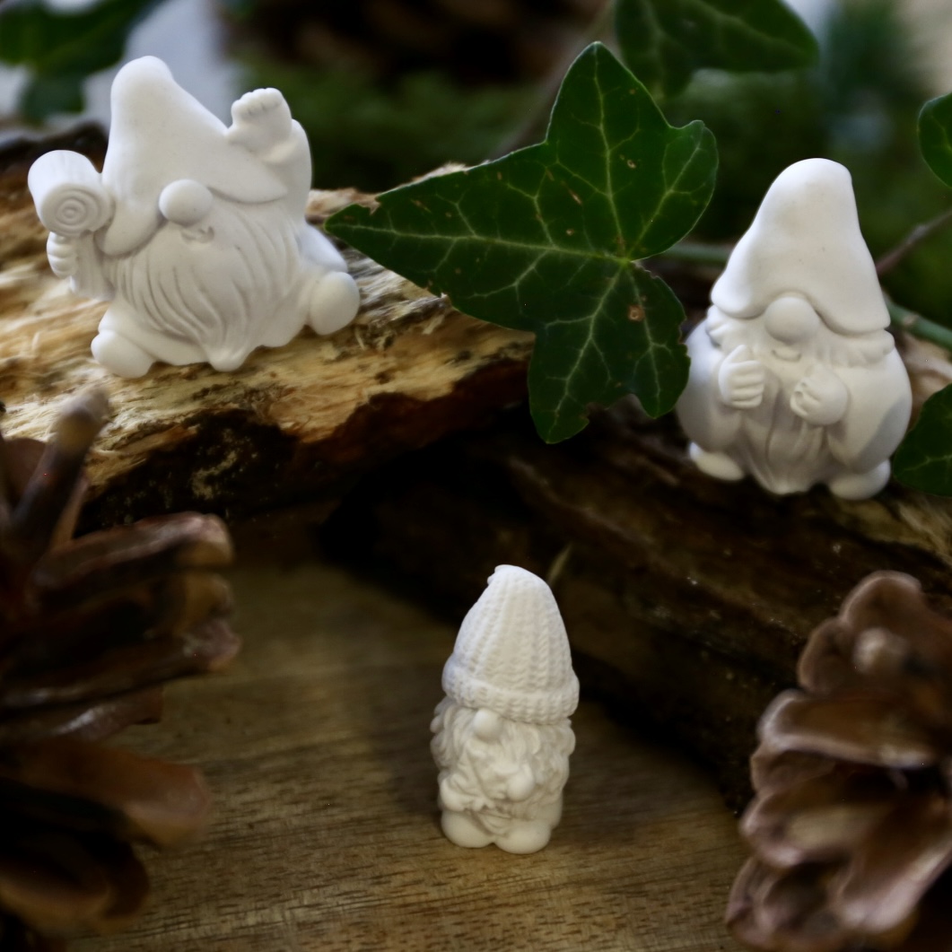 Silikon - Gießform - Mini - Wichtel - Weihnachten - wähle aus 3 Varianten -