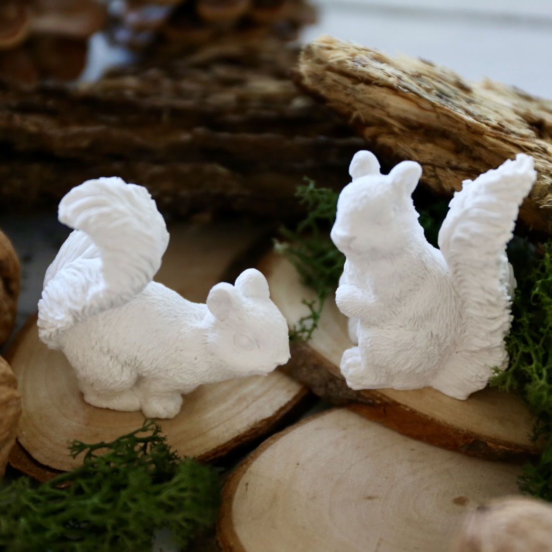 Silikon - Gießform - Mini Eichhörnchen - Herbst - wähle aus 2 Größen – Bild 11