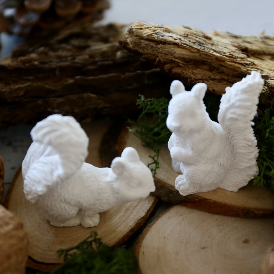 Silikon - Gießform - Mini Eichhörnchen - Herbst - wähle aus 2 Größen – Bild 12