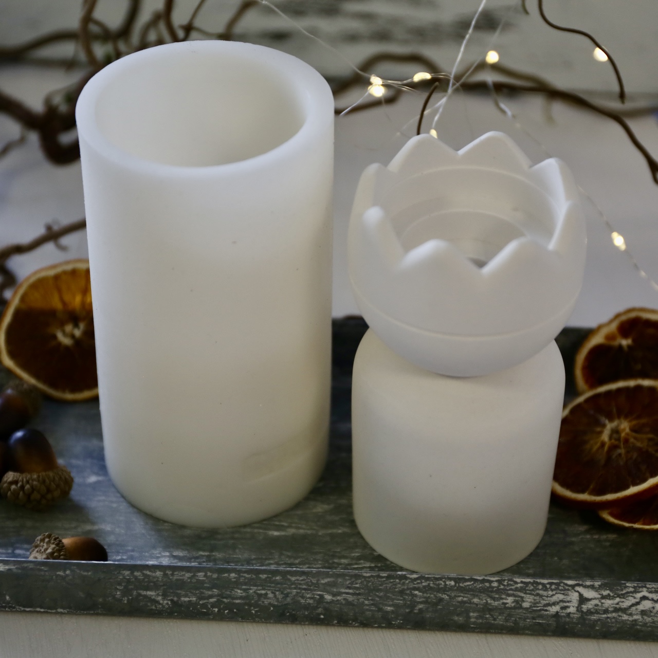 Silikon - Gießform - Kerzenhalter - Teelichthalter - Maxi Teelichthalter - König mit Krone - Weihnachten - Teelichthalter – Bild 2