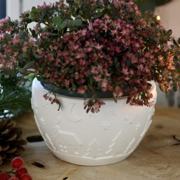 Silikon - Gießform - Gießform - Dekoschale Winterlandschaften - Kerzenschale - Pflanzschale - vielfältig nutzbar - 2 Varianten - – Bild 14
