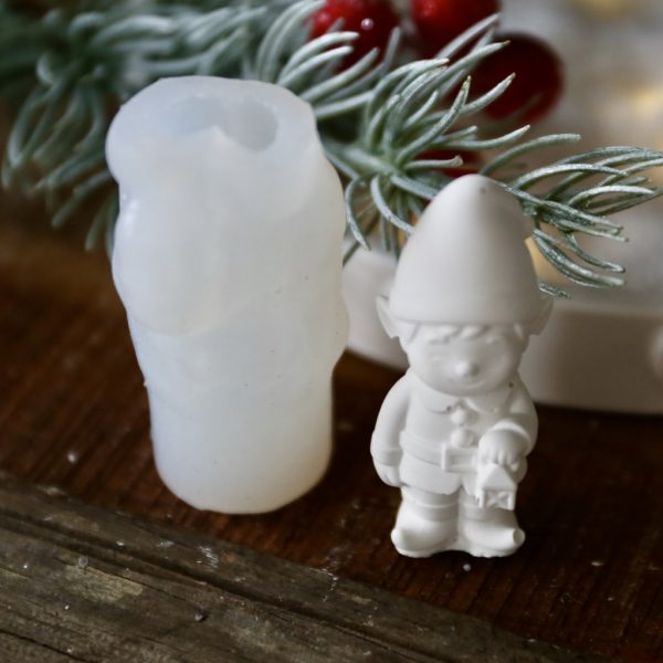 Silikon - Gießform - Mini - Weihnachtselfen - wähle aus 2 Varianten – Bild 8
