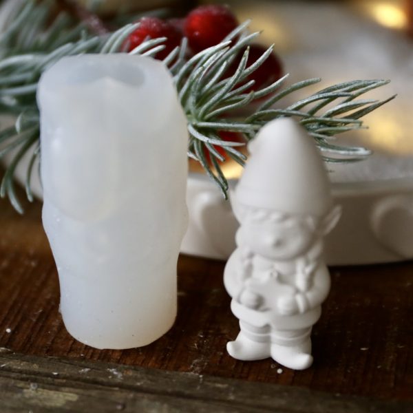 Silikon - Gießform - Mini - Weihnachtselfen - wähle aus 2 Varianten – Bild 9