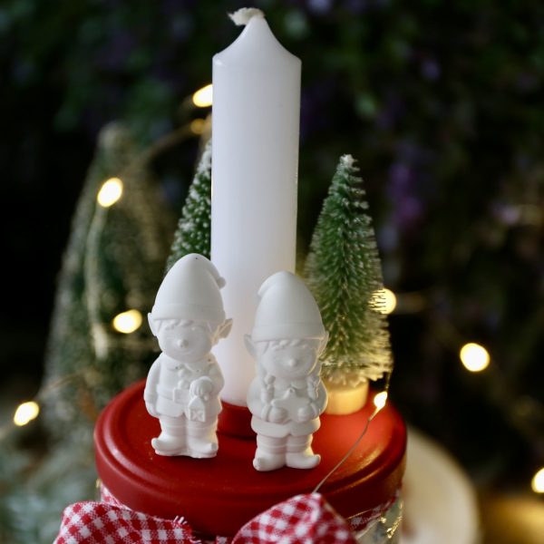 Silikon - Gießform - Mini - Weihnachtselfen - wähle aus 2 Varianten – Bild 16