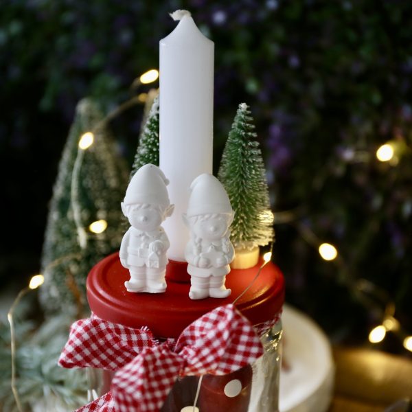 Silikon - Gießform - Mini - Weihnachtselfen - wähle aus 2 Varianten – Bild 17