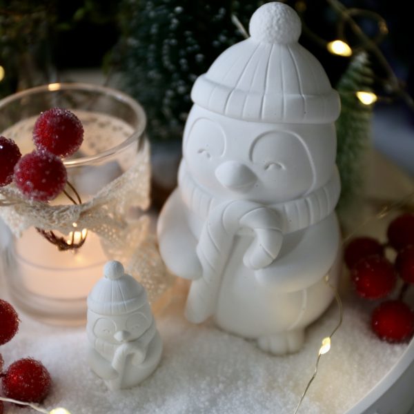 Silikon - Gießform - Mini und Große Weihnachtspinguine - wähle aus 2 Varianten und 2 Größen – Bild 4