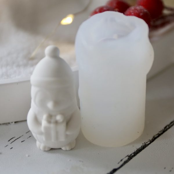 Silikon - Gießform - Mini und Große Weihnachtspinguine - wähle aus 2 Varianten und 2 Größen – Bild 27