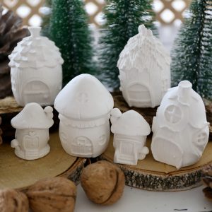 Silikon - Gießform - Kleine Elfenhäuser - Elfenhaus - Herbst - wähle aus 6 Varianten