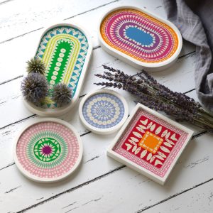 Outdoorstoff - Mosaic - Inlays für Silikon - Probierset - Bienvenido colorido - abby and amy