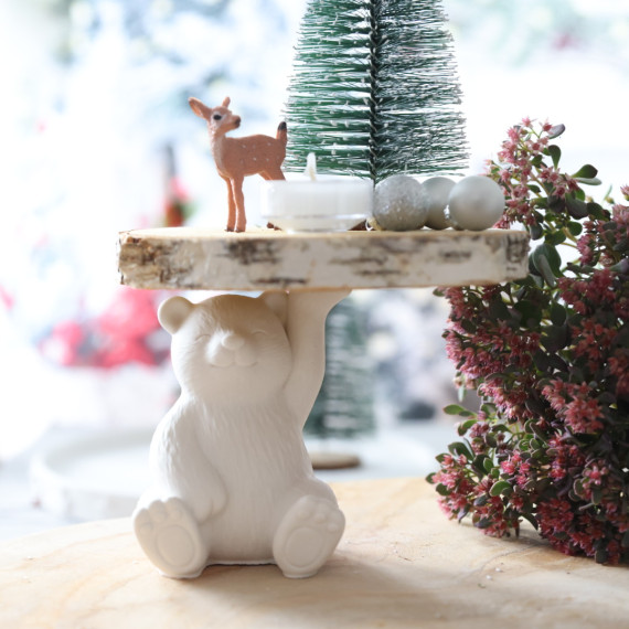 Silikon - Gießform - Niedlicher Eisbär - Tellerhalter - Weihnachten – Bild 7