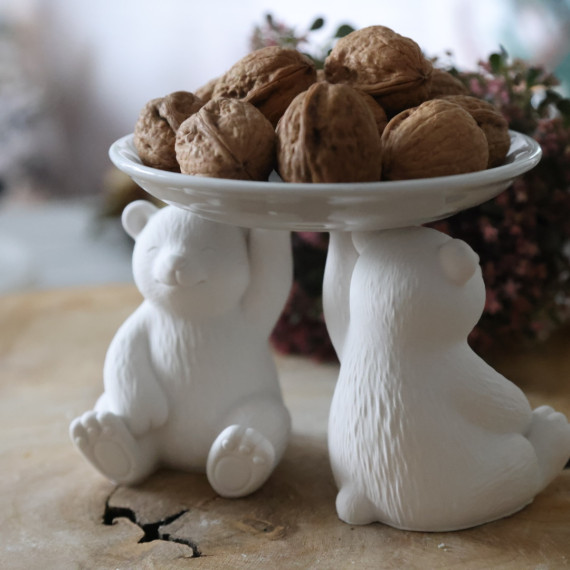 Silikon - Gießform - Niedlicher Eisbär - Tellerhalter - Weihnachten – Bild 10