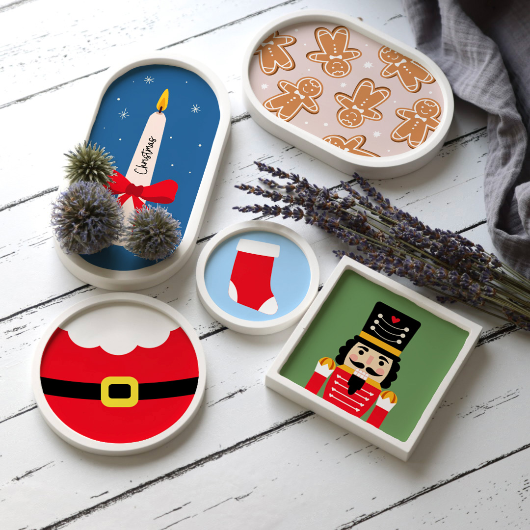 Outdoorstoff - Classic Christmas - Inlays für Silikon - Probierset - studio.mARTinchen - abby and amy