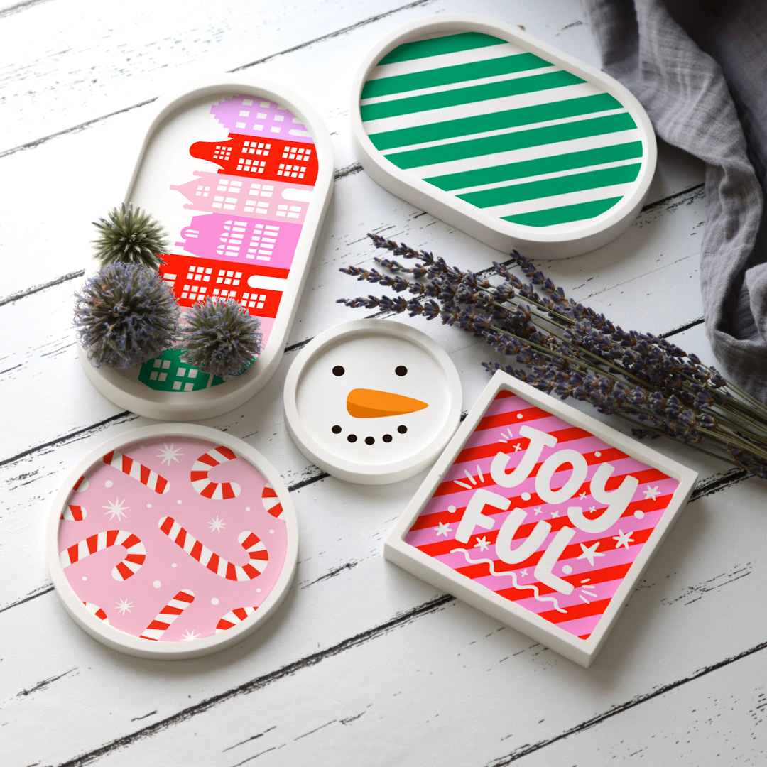 Outdoorstoff - Crazy Christmas Love - Inlays für Silikon - Probierset - studio.mARTinchen - abby and amy