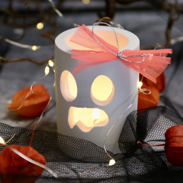 Silikon - Gießform - Windlichter - Kleine Gespenster - Halloween - wähle aus 3 Varianten – Bild 6