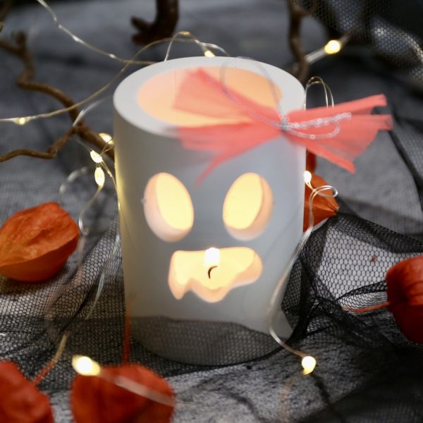 Silikon - Gießform - Windlichter - Kleine Gespenster - Halloween - wähle aus 3 Varianten – Bild 7