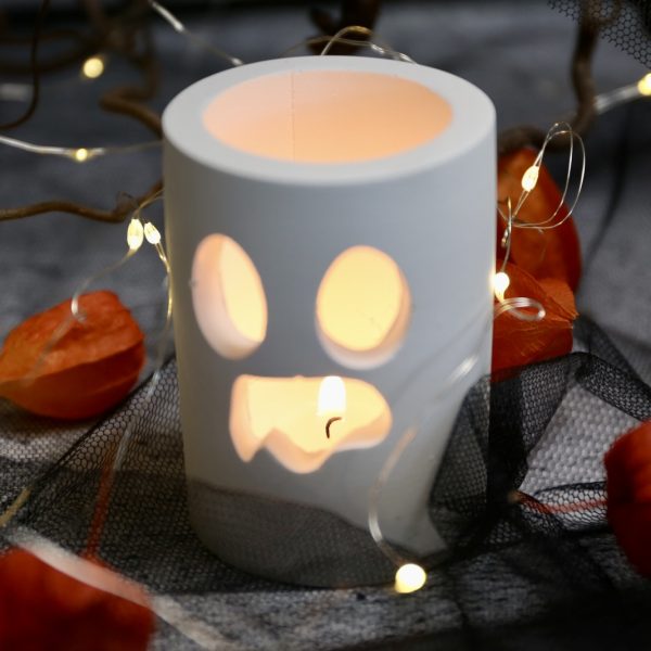Silikon - Gießform - Windlichter - Kleine Gespenster - Halloween - wähle aus 3 Varianten – Bild 9