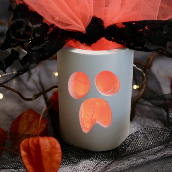 Silikon - Gießform - Windlichter - Kleine Gespenster - Halloween - wähle aus 3 Varianten – Bild 14