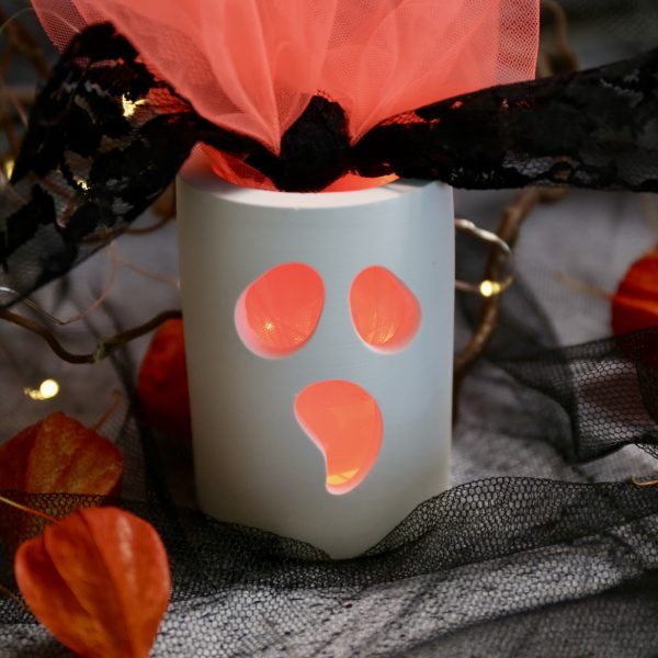 Silikon - Gießform - Windlichter - Kleine Gespenster - Halloween - wähle aus 3 Varianten – Bild 16