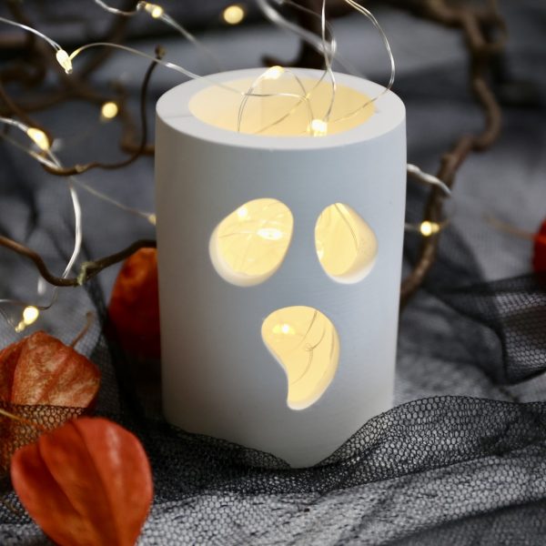 Silikon - Gießform - Windlichter - Kleine Gespenster - Halloween - wähle aus 3 Varianten – Bild 17