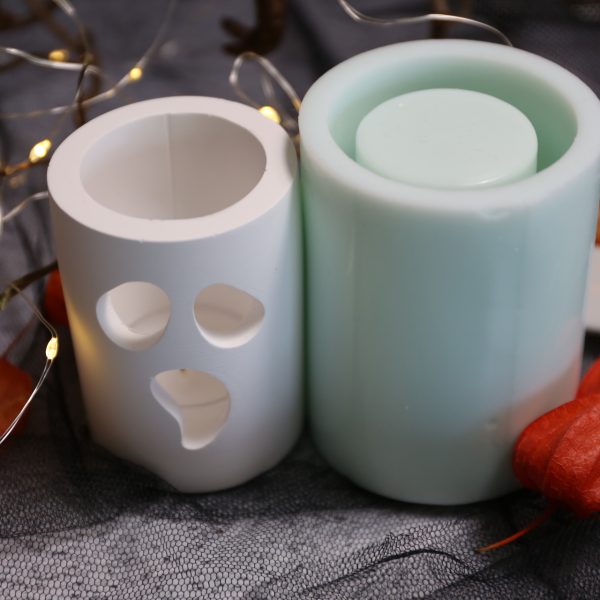 Silikon - Gießform - Windlichter - Kleine Gespenster - Halloween - wähle aus 3 Varianten – Bild 18