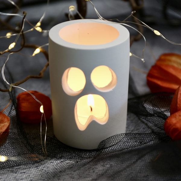 Silikon - Gießform - Windlichter - Kleine Gespenster - Halloween - wähle aus 3 Varianten – Bild 28