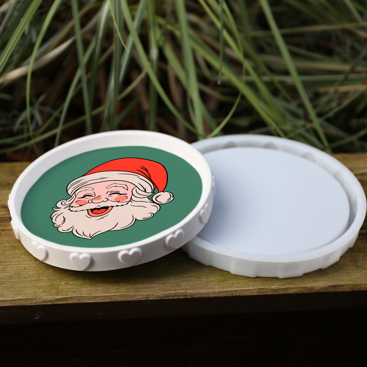 Outdoorstoff - Yuletide Memories - Inlays für Silikon - Dekoteller - Tablett - Klein - Lausemia Design Studio - abby and amy – Bild 4