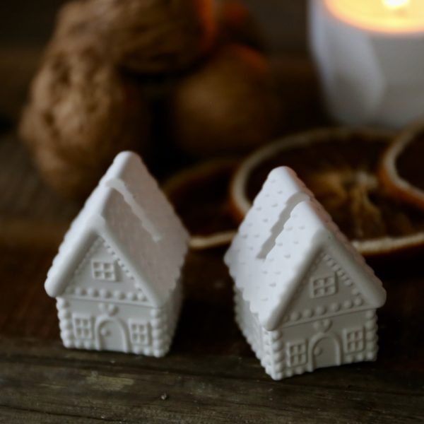 Silikon - Gießform - Mini Lebkuchenhaus - Lebkuchenhäuschen - Fotohalter - Winter / Weihnachten – Bild 13
