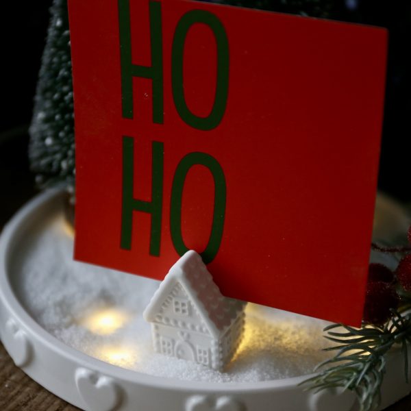 Silikon - Gießform - Mini Lebkuchenhaus - Lebkuchenhäuschen - Fotohalter - Winter / Weihnachten – Bild 14