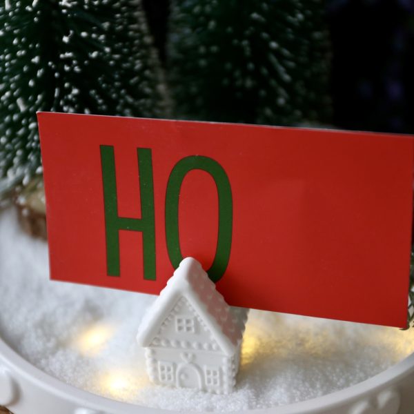 Silikon - Gießform - Mini Lebkuchenhaus - Lebkuchenhäuschen - Fotohalter - Winter / Weihnachten – Bild 15